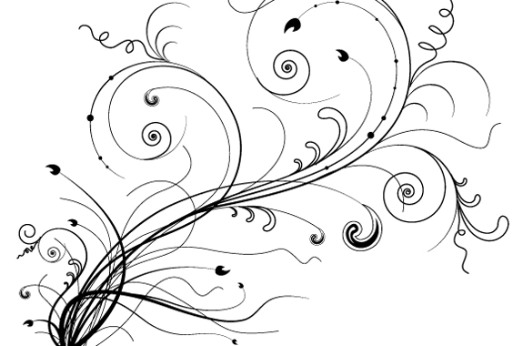 Swirl-Floral-and-Flower-Vector-Files-21
